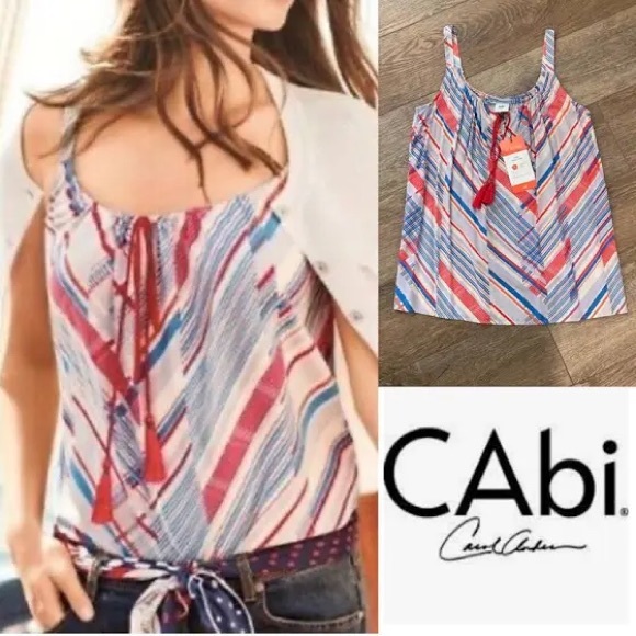 NWT Small Cabi “All Aboard” Tassel Tank #10094 - Picture 1 of 6